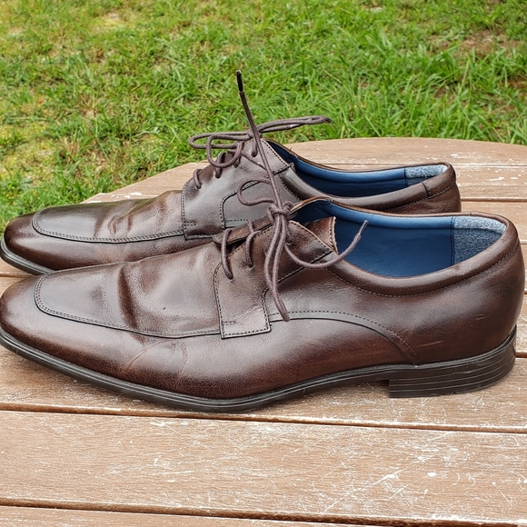 Gordon Rush Men's Brown Leather Shoes - Picture 3 of 6